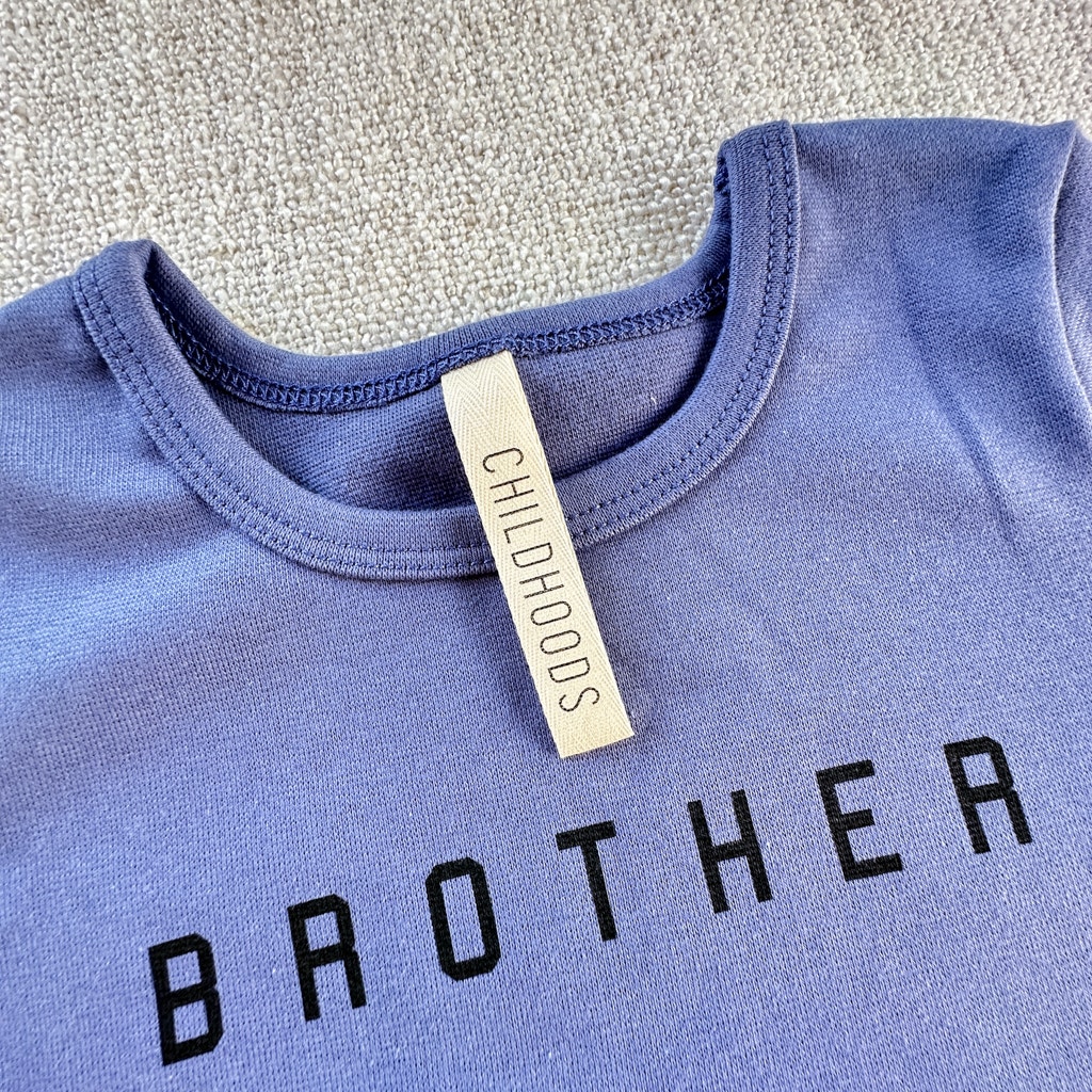 Childhoods Blue "Brother" Graphic Tee Euc 8/9 — image 3 of 5